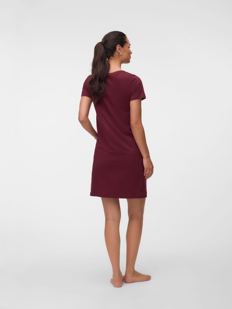 Mamalicious Red Maternity And Nursing Nightie - Image 2 of 6