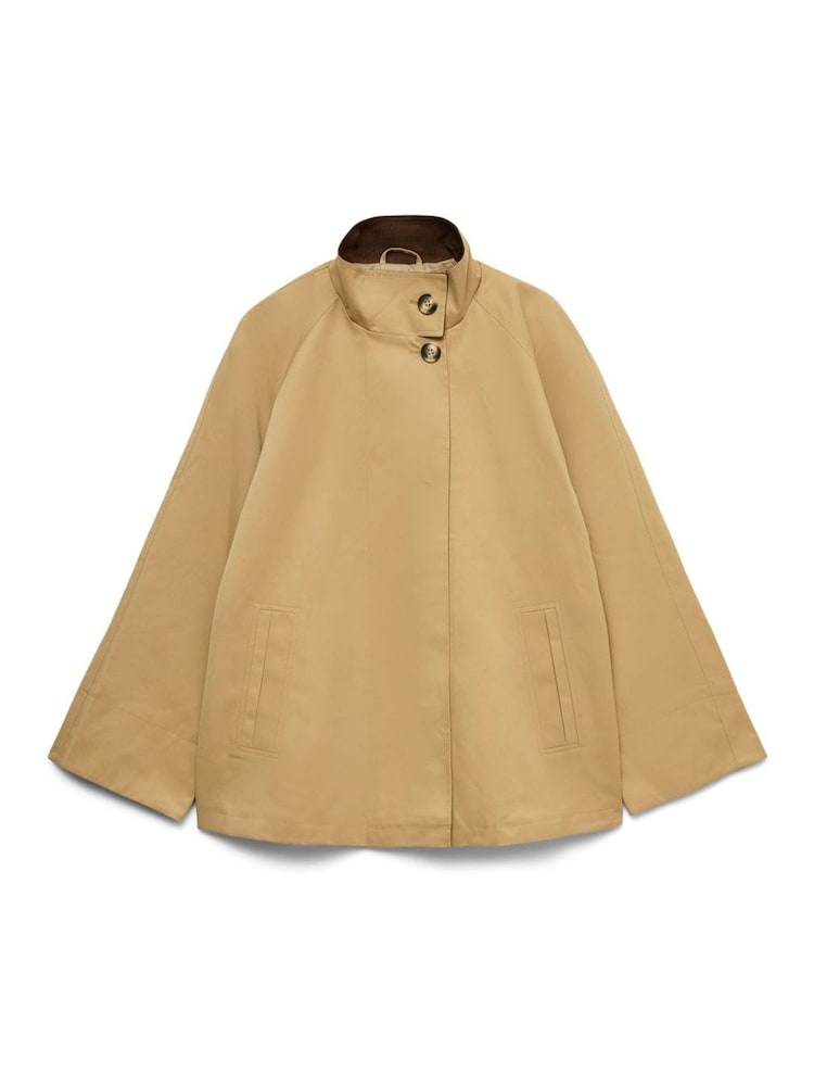 VERO MODA Funnel Neck Short Trench Coat - Bild 5 von 5 VERO MODA Funnel Neck Short Trench Coat - Bild 5 von 5