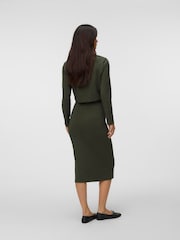 Mamalicious Green Maternity T-Shirt and Skirt Set - Image 2 of 3