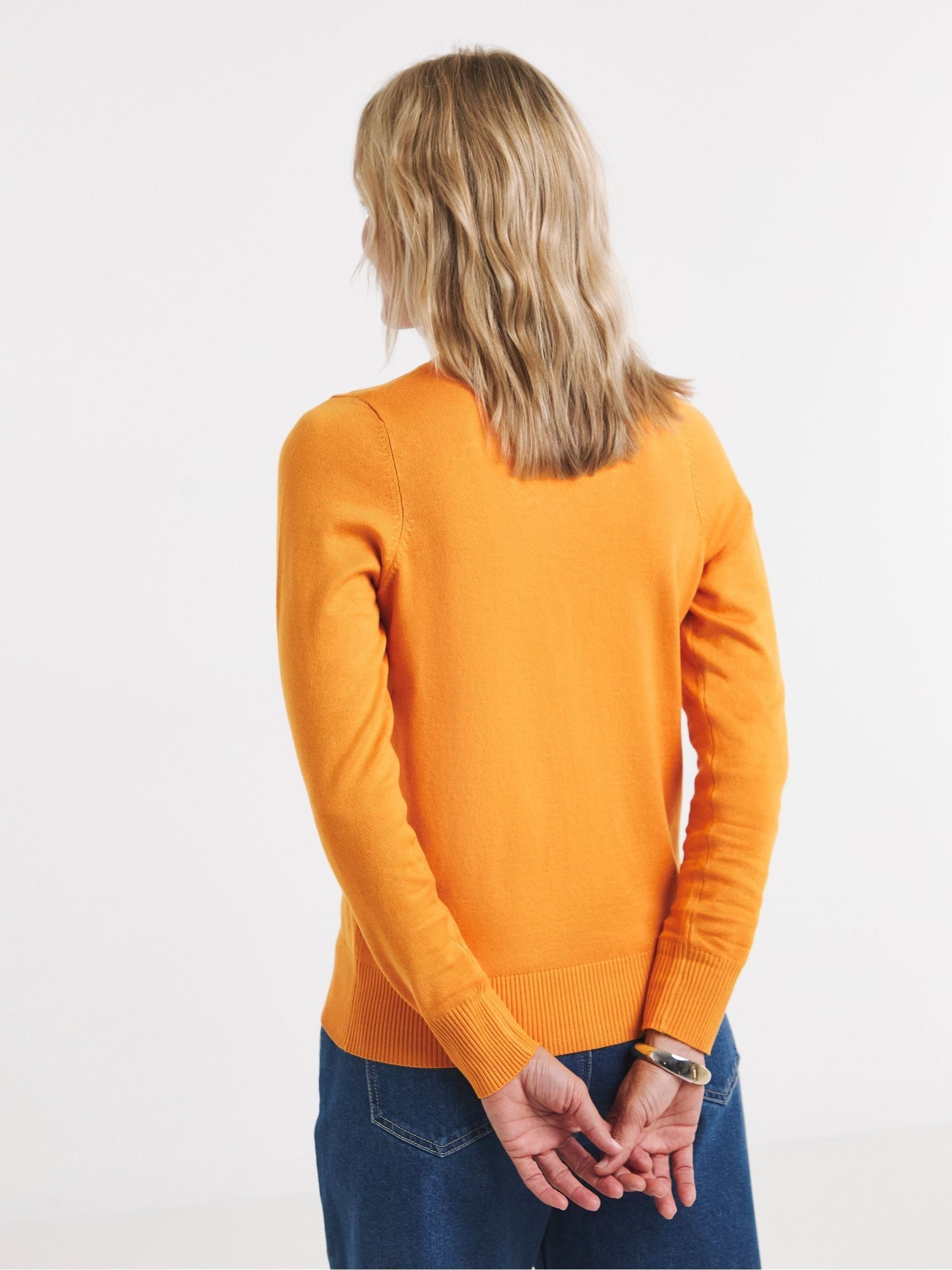 Buy JD Williams Orange Eversoft V Neck Cardigan from Next USA
