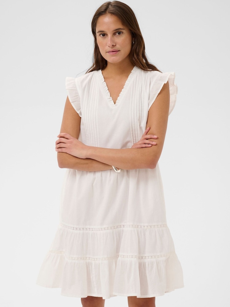 Kaffe Natural KAvalerie V-Neck Sleeveless Dress - Image 1 of 6