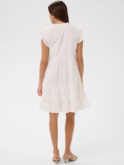 Kaffe Natural KAvalerie V-Neck Sleeveless Dress - Image 3 of 6