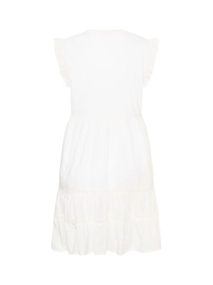 Kaffe Natural KAvalerie V-Neck Sleeveless Dress - Image 6 of 6