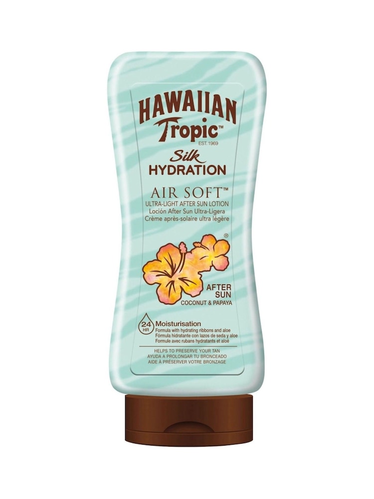 Hawaiian Tropic Silk Hydration Air Soft Ultra-Light After Sun Lotion Coconut & Papaya 180ml - Image 1 of 1