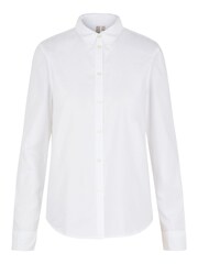 Белый - Оксфордская рубашка для офиса Pieces - Изображение 5 из 5
