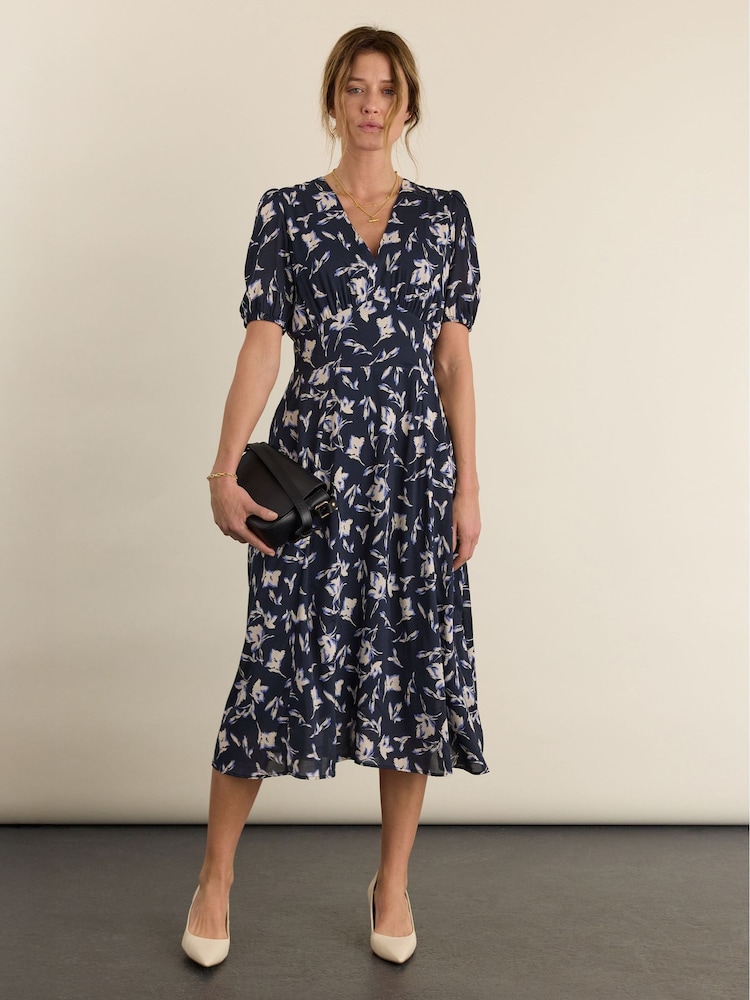 Baukjen Blue Myra A-line Dress - Image 1 of 5