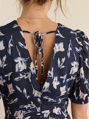 Baukjen Blue Myra A-line Dress - Image 4 of 5