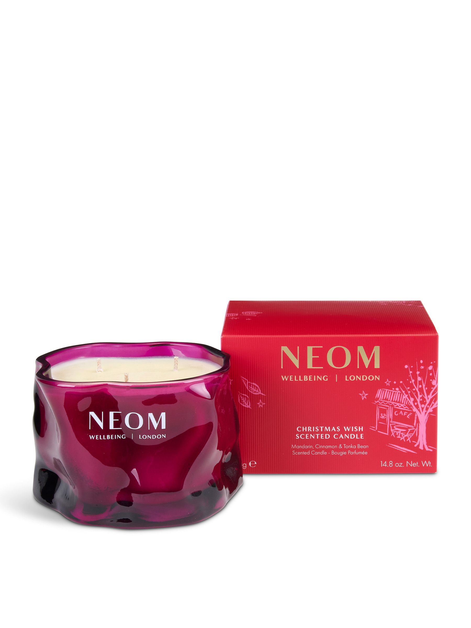NEOM Christmas Wish Scented Candle (3 Wick) - Image 2