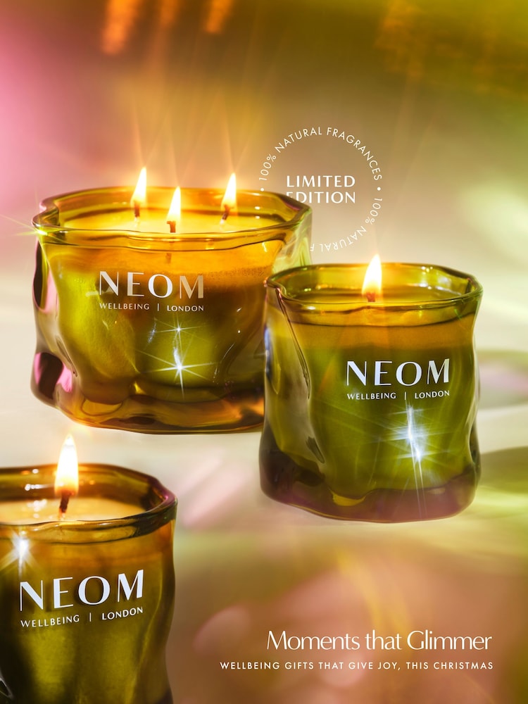 NEOM White 1 Wick Small Candle - Image 2 of 7