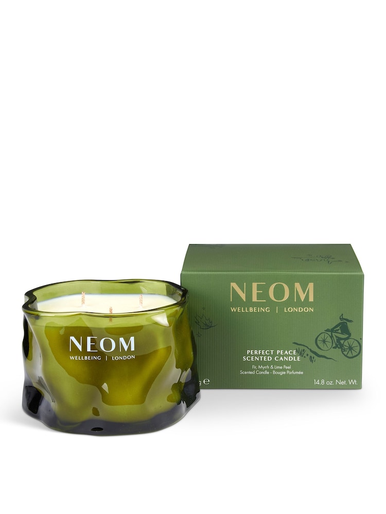 NEOM Perfect Peace 3 Wick Candle 420g - Image 1 of 8 NEOM Perfect Peace 3 Wick Candle 420g - Image 1 of 8