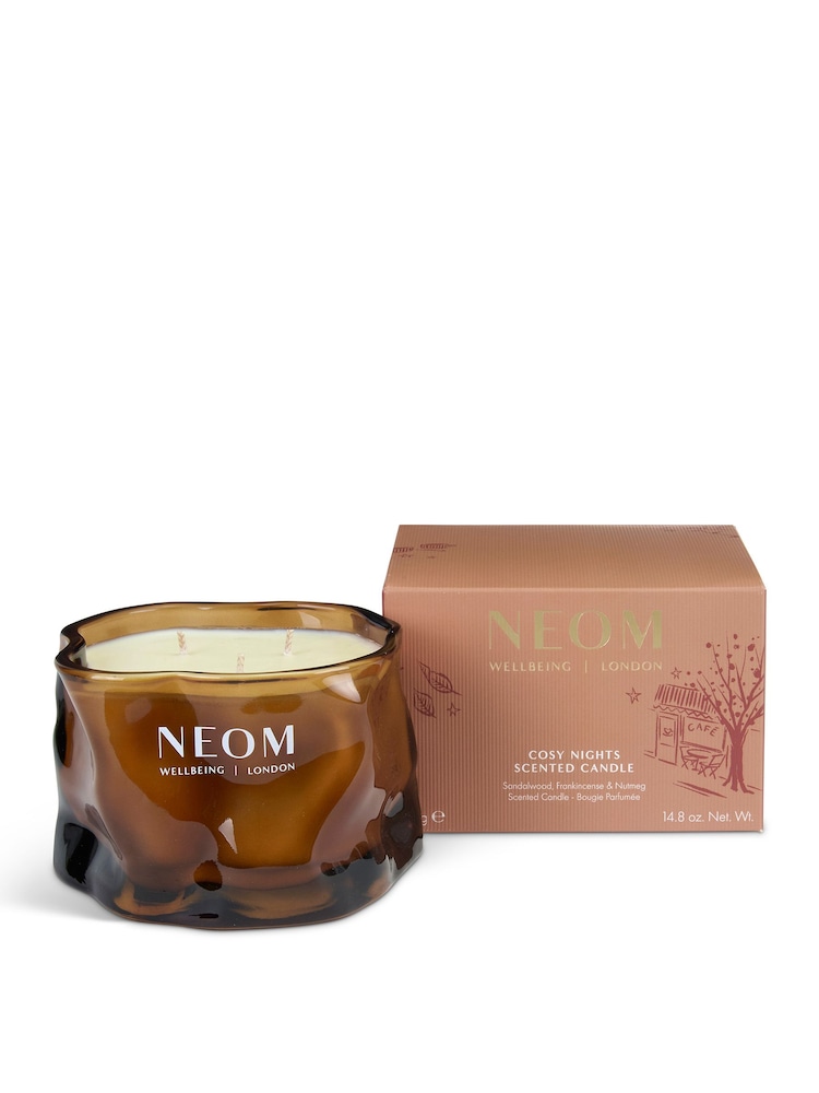 NEOM Cosy Nights 3 Wick Candle 420g - Image 1 of 8 NEOM Cosy Nights 3 Wick Candle 420g - Image 1 of 8