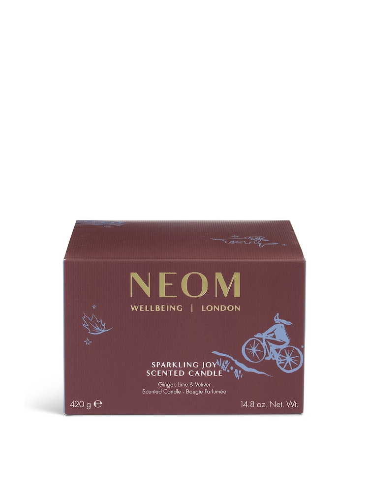 NEOM Sparkling Joy 3 Wick Candle 420g - Image 8 of 8 NEOM Sparkling Joy 3 Wick Candle 420g - Image 8 of 8