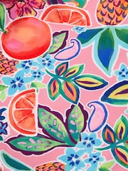 Monsoon Pink Fruit Print Asymmetrical Swimsuit - Image 2 of 2
