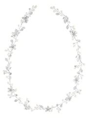 Jon Richard Silver Mia Pearl And Crystal Long Hair Vine - Image 1 of 2