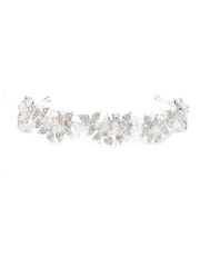 Jon Richard Silver Emery Silver Plated Leaf And Bead Statement Headband - Gift Pouch - Image 1 of 3