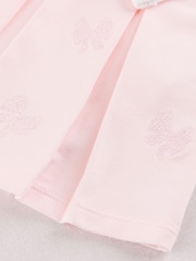 Emile Et Rose Pink Mitzi - Pinafore Dress With Embroidered Bows, Pleats and Body Vest or Top - Image 7 of 7