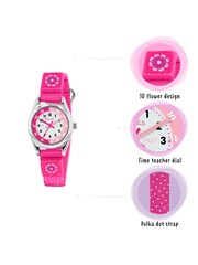 Tikkers Pink Time Teacher Kids Watch With Metal Casing - Image 1 of 5