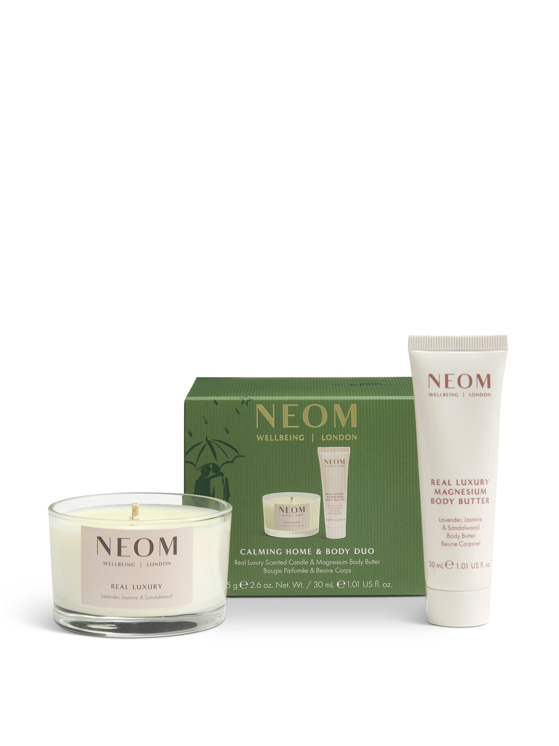 Neom Unisex White Calming Home & Body Duo (Worth £32) - Image 2