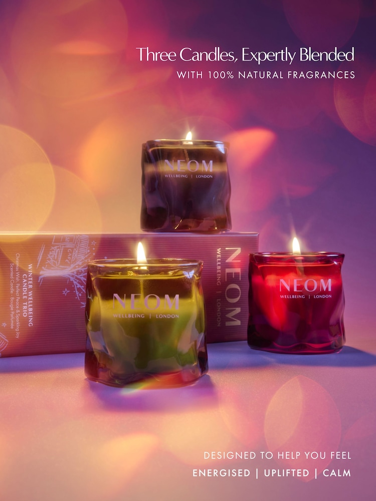 Neom Winter Wellbeing Candle Trio (Worth £63) - Image 2 of 7 Neom Winter Wellbeing Candle Trio (Worth £63) - Image 2 of 7