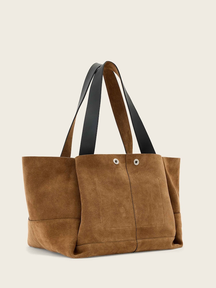 AllSaints Rosalie Suede Tote Bag - תמונה 2 מתוך 7