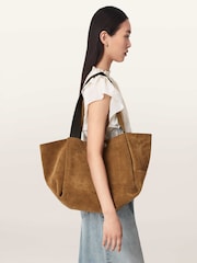 AllSaints Rosalie Suede Tote Bag - תמונה 4 מתוך 7