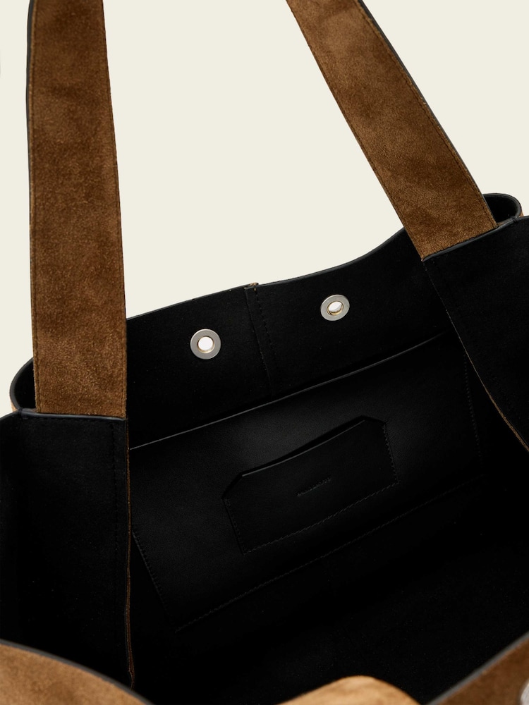 AllSaints Rosalie Suede Tote Bag - תמונה 7 מתוך 7