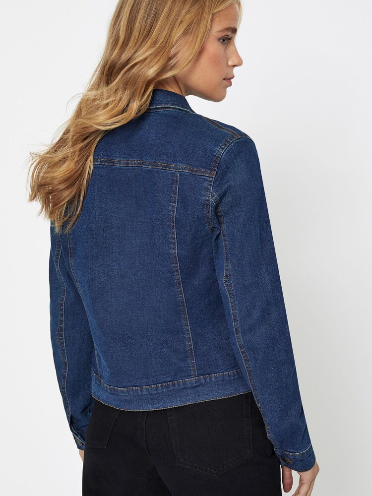 Vero Moda Dark Blue Classic Denim Jacket - Image 2 of 4