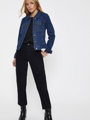 Vero Moda Dark Blue Classic Denim Jacket - Image 4 of 4