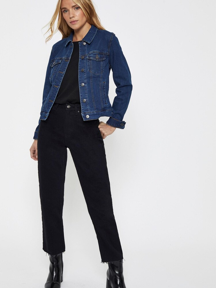 Vero Moda Dark Blue Classic Denim Jacket - Image 4 of 4