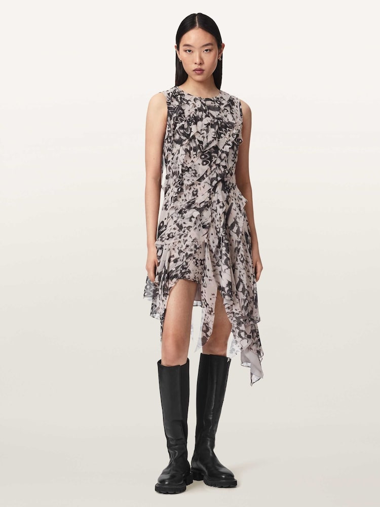 AllSaints White Angie Dress - Image 2 of 5