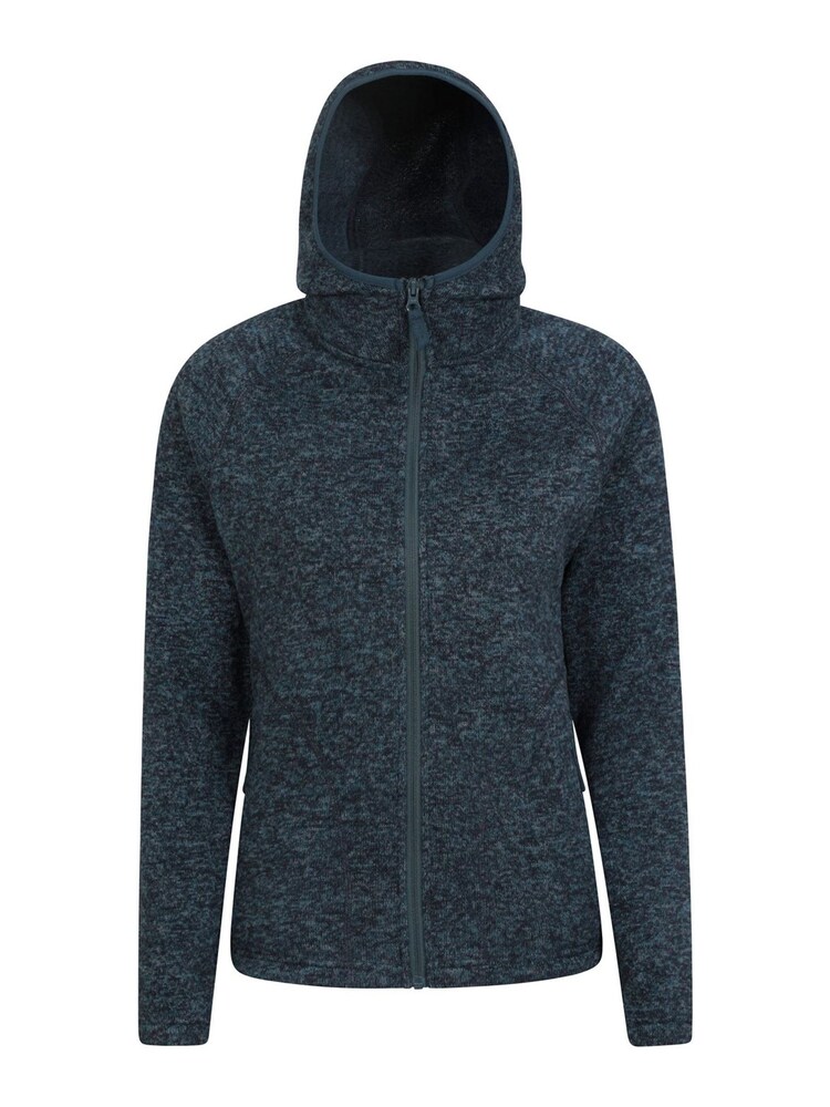 Mountain Warehouse Blue Nevis Womens Full Zip Hoodie - Image 1 of 6