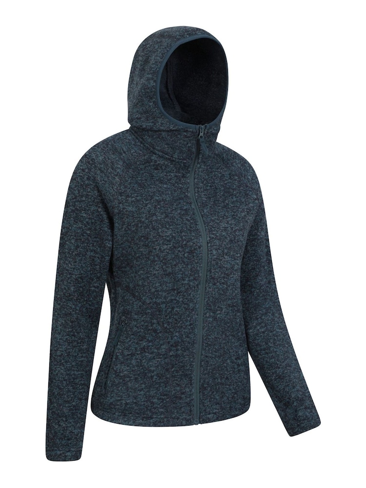 Mountain Warehouse Blue Nevis Womens Full Zip Hoodie - Image 2 of 6