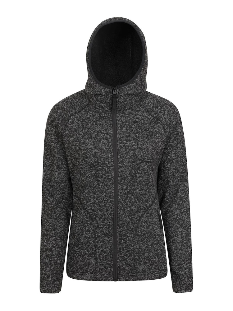 Mountain Warehouse Black Nevis Womens Full Zip Hoodie - Image 1 of 6