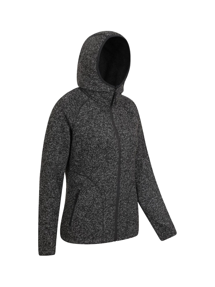 Mountain Warehouse Black Nevis Womens Full Zip Hoodie - Image 2 of 6