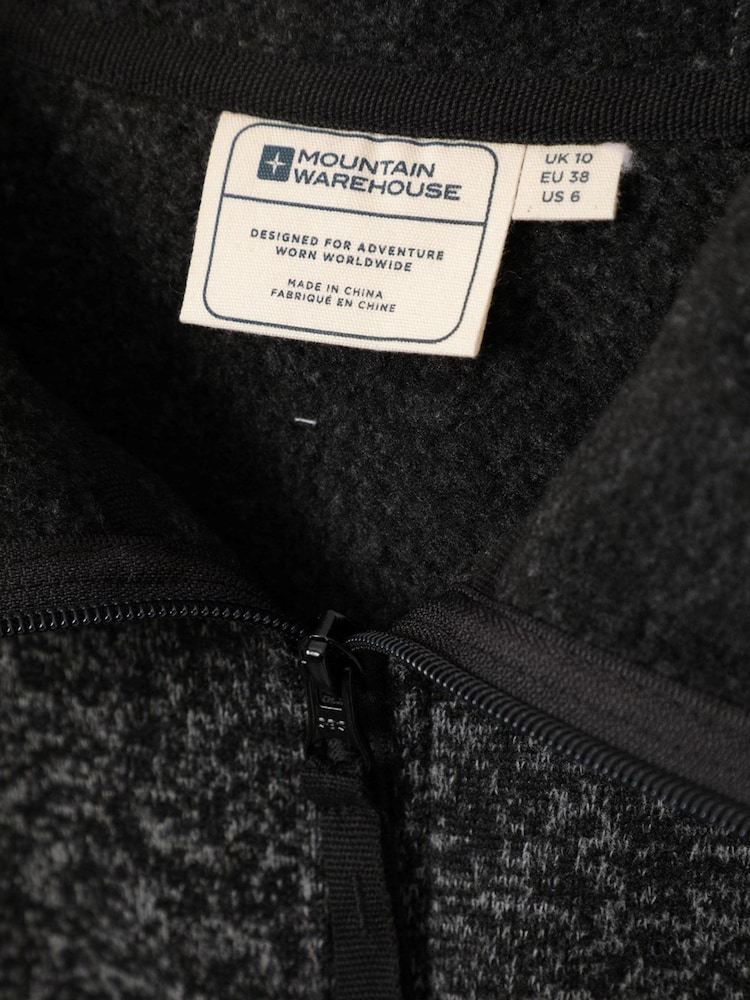 Mountain Warehouse Black Nevis Womens Full Zip Hoodie - Image 6 of 6