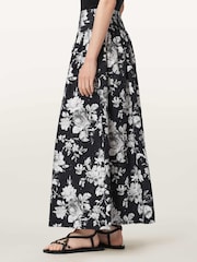 AllSaints Black Levy Skirt - Image 1 of 9