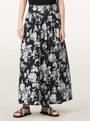 AllSaints Black Levy Skirt - Image 2 of 9