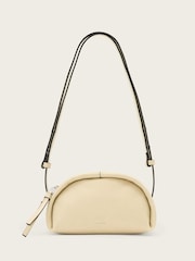 AllSaints White Rosalie Arc Cross-Body Bag - Image 1 of 7