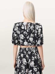 AllSaints Black Levy Top - Image 4 of 6