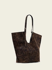 AllSaints Brown Ara Leppo E/W Tote - Image 3 of 7