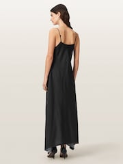 AllSaints Black Leona Dress - Image 4 of 6