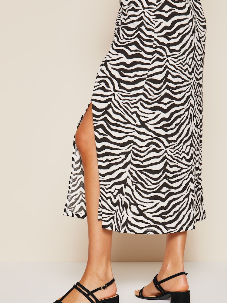 Friends Like These Black Suedette Standard Fit Minimal Block Low Heel Sandal - Image 3 of 4