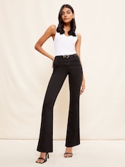 Friends Like These Black Jegging Stretch Flare jeans - Image 2 of 4