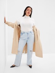 Gap Blue Mid Rise  90s Loose Jeans - Image 3 of 4