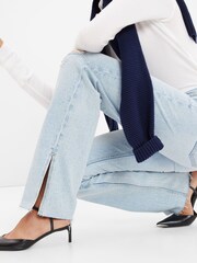 Gap Blue Mid Rise  90s Loose Jeans - Image 4 of 4