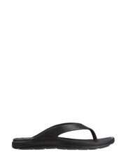 Totes Black Solbounce Ladies Toe Post Flip Flop Sandals - Image 2 of 5