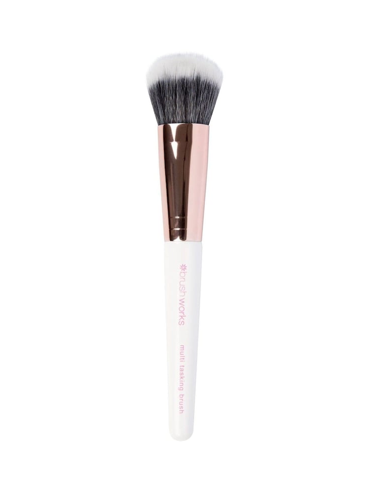 Brush Works Multi-Tasking Brush - White & Rose Gold - Image 1 of 1
