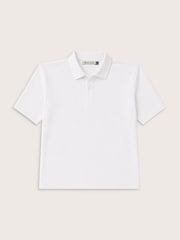 Baukjen White Kayla Strong Shoulder Polo Top - Image 5 of 5