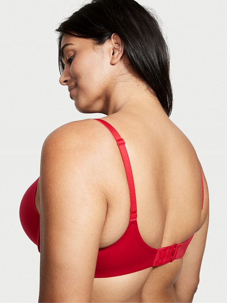 Victoria's Secret Lipstick Red Smooth Full Cup Push Up Bra - Image 2 of 3 Victoria's Secret Lipstick Red Smooth Full Cup Push Up Bra - Image 2 of 3