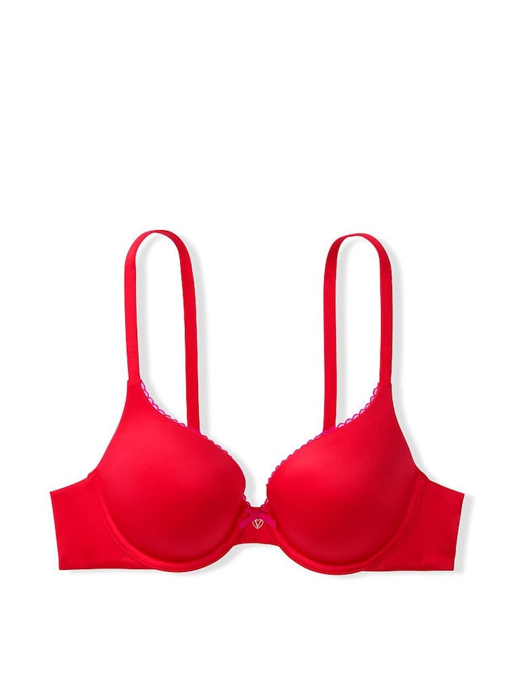 Victoria's Secret Lipstick Red Smooth Full Cup Push Up Bra - Image 3 of 3 Victoria's Secret Lipstick Red Smooth Full Cup Push Up Bra - Image 3 of 3